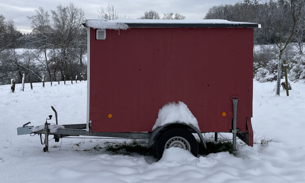 anhaenger vermieten winter