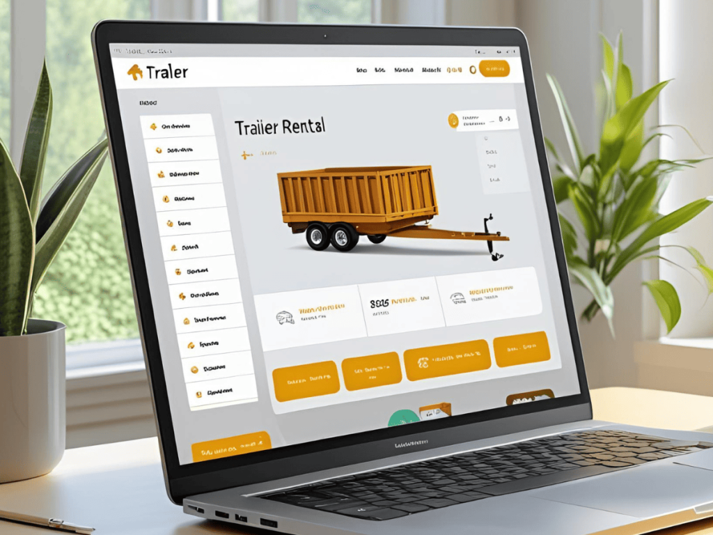 dashboard anhaenger vermieten