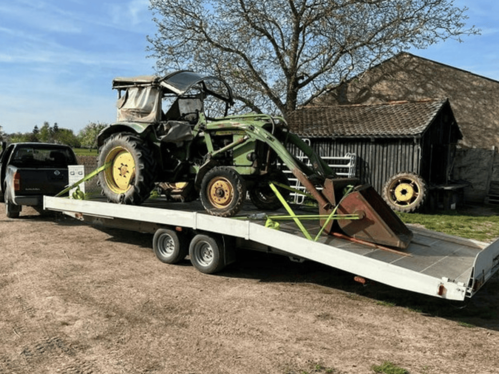 traktor anhaenger transportieren